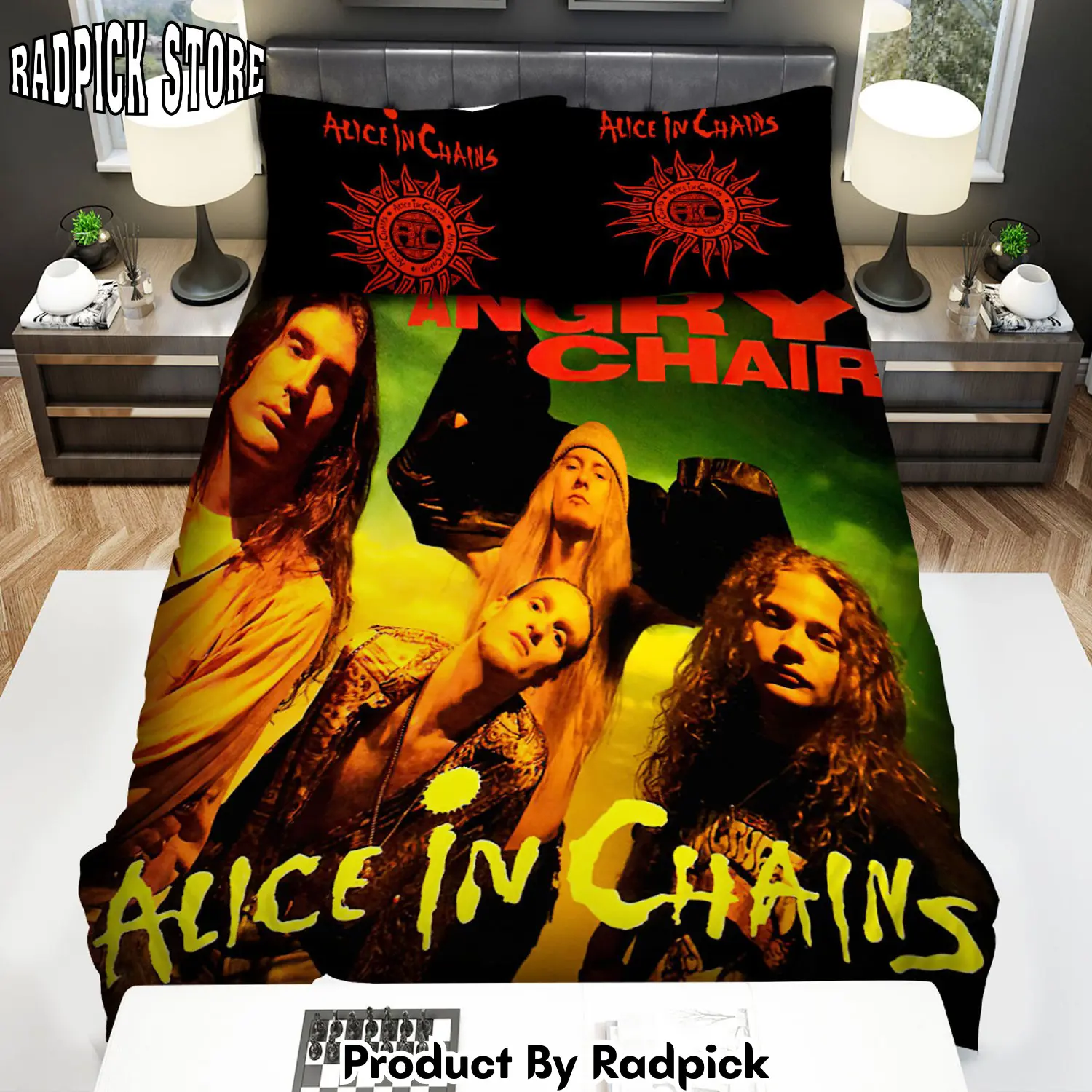 Radpick alice in chains angry chair bed sheets spread comforter duvet cover bedding sets rp3278849